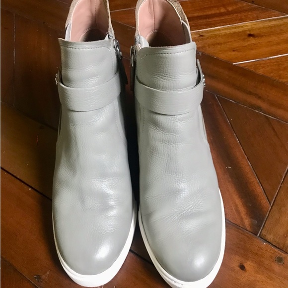 LINEA PAOLO Gray Wedge Sneakers - Picture 4 of 14